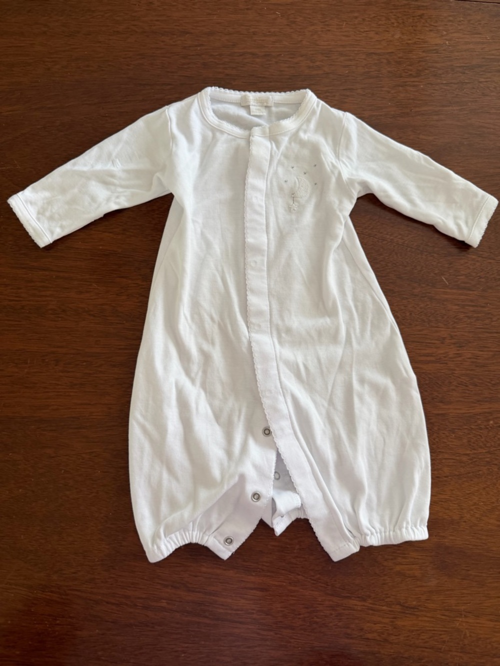 Kissy Kissy White Baby Premier Convertible Gown